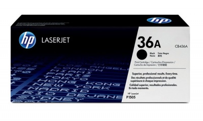 CB436A Lézertoner LaserJet P1505, 1505n, M1522 nyomtatókhoz, HP 36A, fekete, 2k