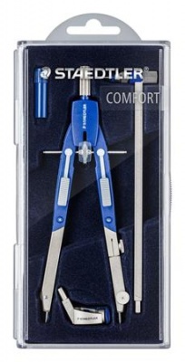 Körző készlet, precíziós, 4 darabos, STAEDTLER "Mars® comfort 552"