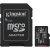 Memóriakártya, microSDXC, 64GB, C10/UHS-I/U1/V10/A1, Gen3, adapter, KINGSTON "Canvas Select Plus"